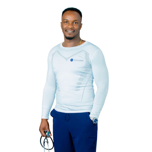 The Kai – Men’s Underscrub Top – Long Sleeve, Fitted