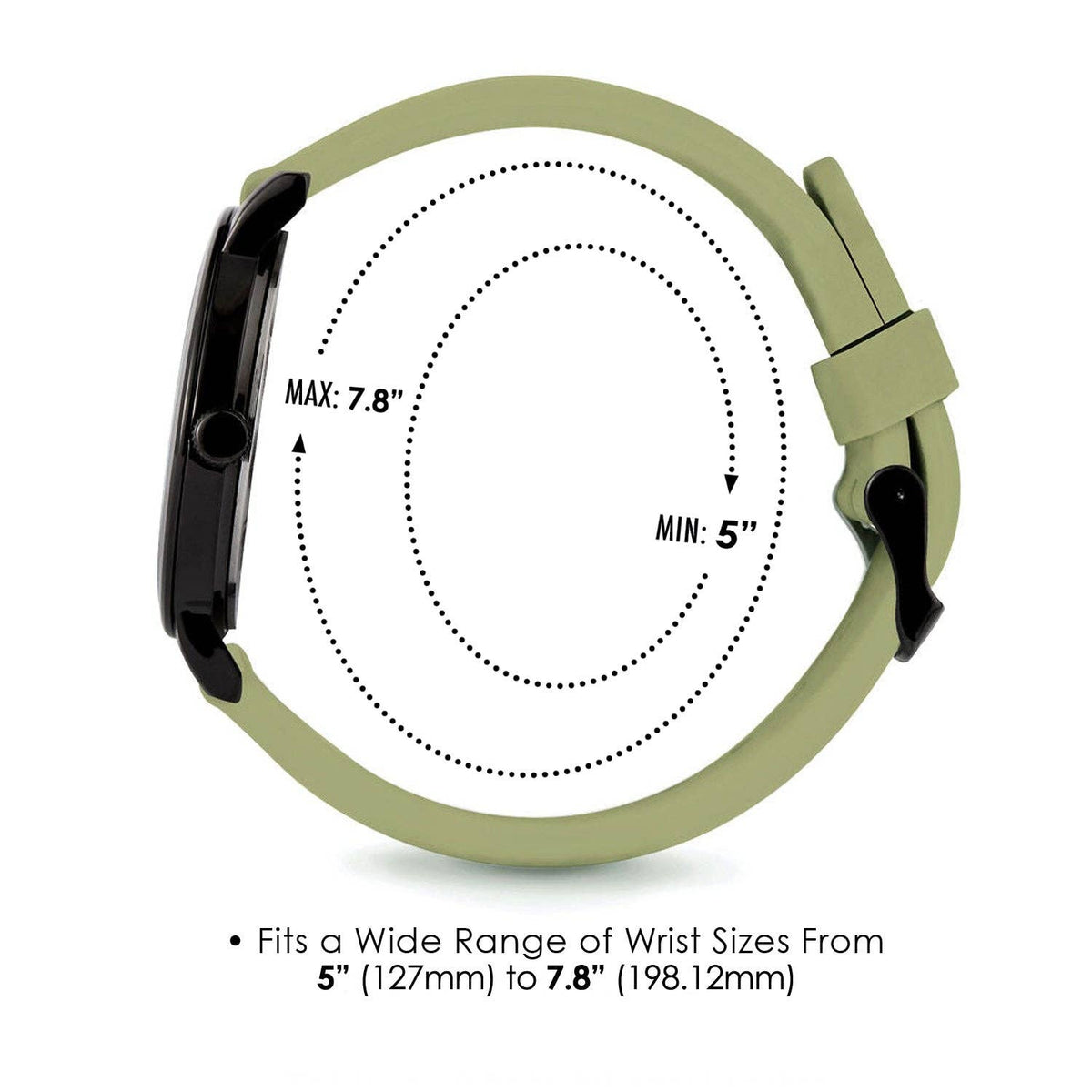 Black Dial Original Scrub Watch | Nurse Watch | Quartz Watch