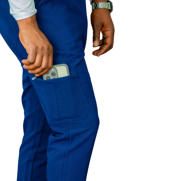 The Bo – Men’s Scrub Pants – Modern Jogger Fit - Side View - alternate view