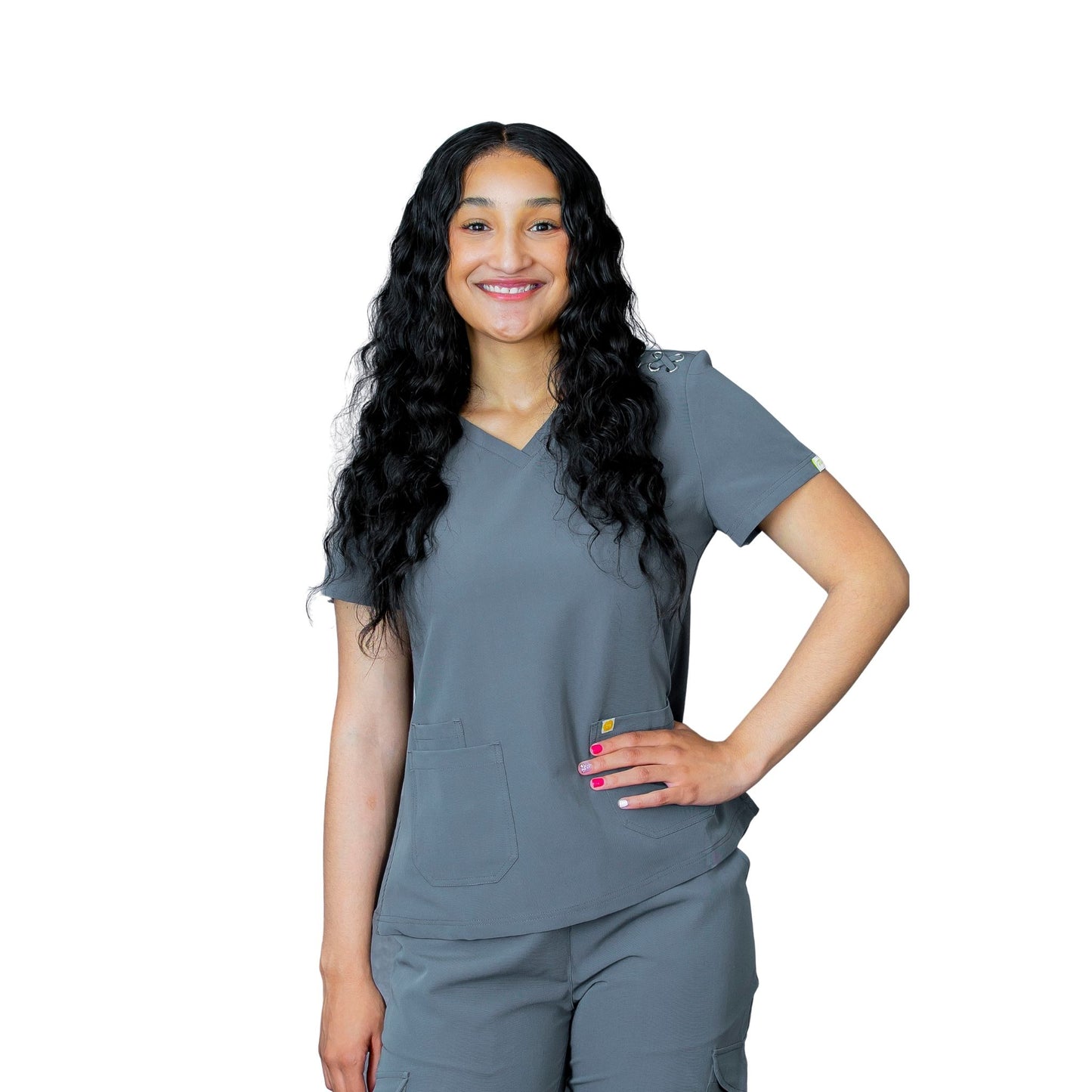 The Ivy - Women's Scrub Top – V-Neck, Modern Fit