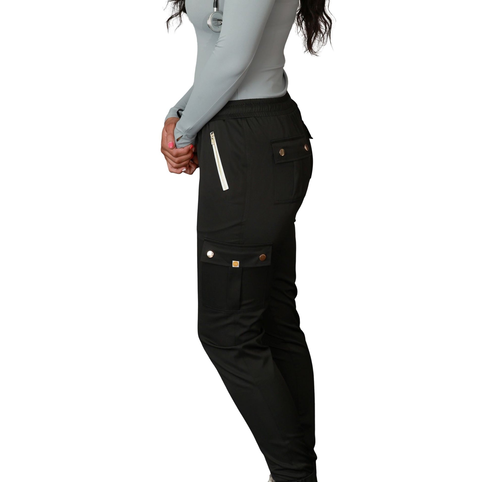 The Kiki - Women’s Scrub Pants – Cargo Jogger, Modern Fit - Image 10