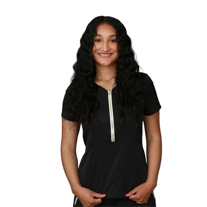 The Kiki – Women’s Scrub Top – Half Zip, Modern Fit