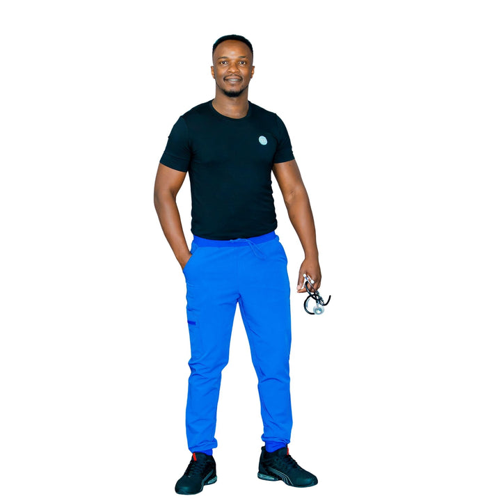 The Eli – Men’s Underscrub Top – Short Sleeve, Modern Fit - Side View - alternate view