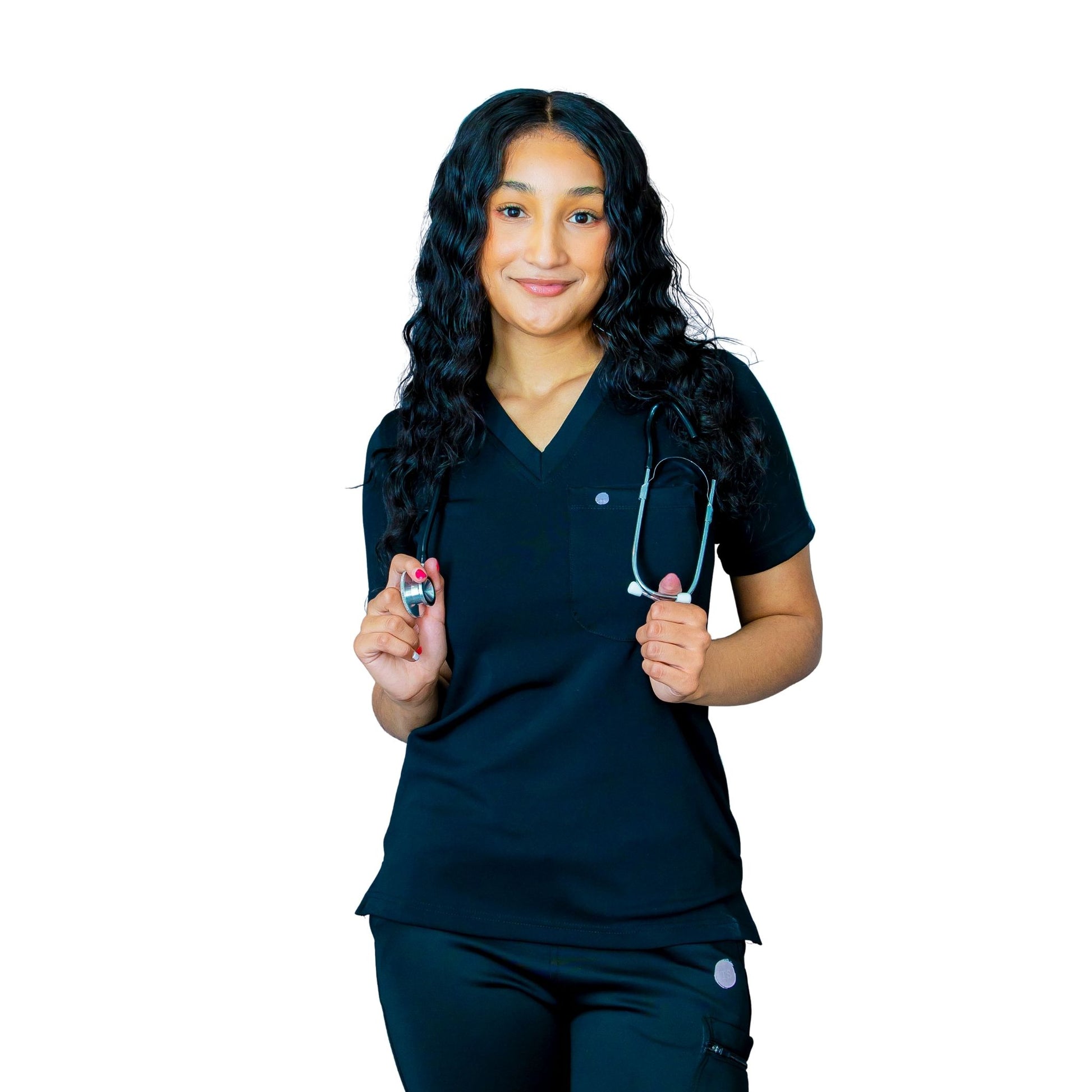 The Sheila – Women’s Scrub Top – V-Neck, Relaxed Modern Fit - Tulia Scrubs