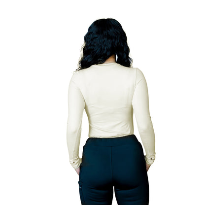 The Amara – Women’s Underscrub Top – Long Sleeve, Fitted