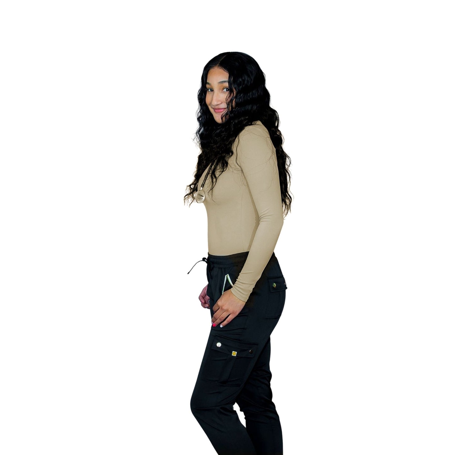 The Amara – Women’s Underscrub Top – Long Sleeve, Fitted